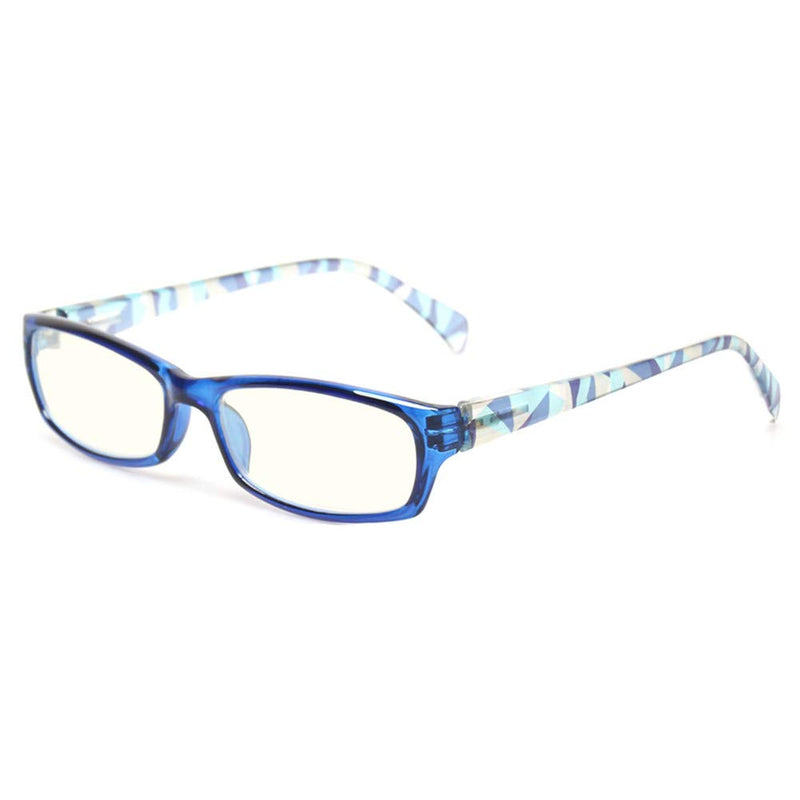 [Australia] - 2 Pair Computer Glasses - Anti-blue glasses - Blue Light Blocking Reading Glasses for Women 2 Pack Blue 1.25 x 