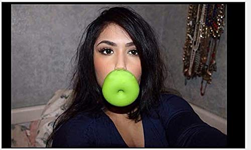 [Australia] - MQUPIN Lip Plumper Device Enhancer Hot Sexy Mouth Beauty Lip Pump Enhancement Pump Device Quick Lip Plumper Enhancer Lip Trainer for Women and Girls + GEL Mouth Cover (Green (Double-Lobed)) Green (Double-Lobed ) 