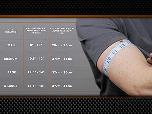 [Australia] - Ionocore® Elbow Support Protection System - Copper Compression - Tennis, Golfers Elbow Strap & Arm Sleeve - Joint & Forearm Protection - Lightweight, Anti Slip. Small: 8" - 10" SMALL: 8" - 10" 