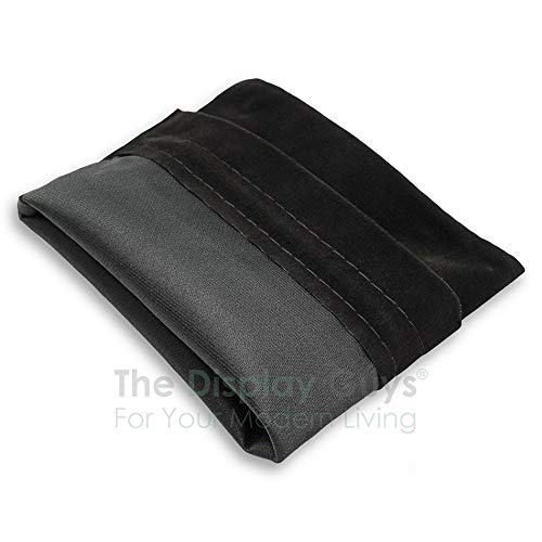 [Australia] - 48-Pack Large Heavyweight Velvet Bags with Cord Drawstring (4x6, Black) for Tarot Dice Jewelry Stone Crystal Pouches by TheDisplayGuys 