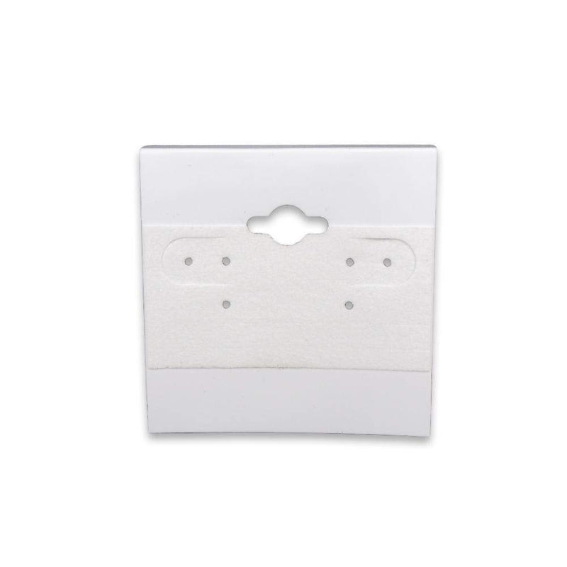[Australia] - CuteBox Plain White 1.5" x 2" Earring Cards 100pcs for Retail, Tradeshows, Showcases, Store Display 1.5" x 2" 