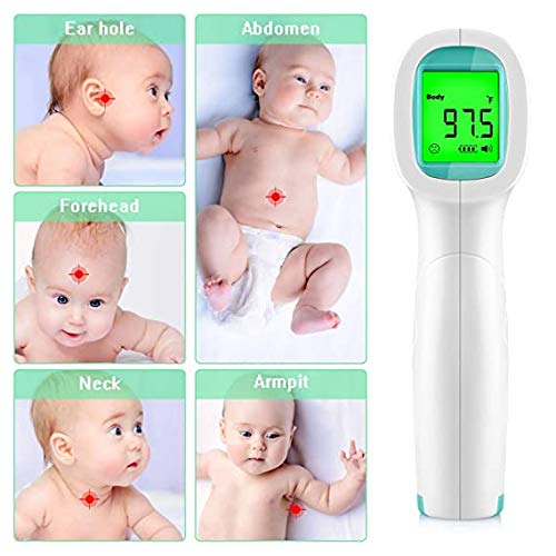 [Australia] - Non Contact Forehead Gun, Medical Digital Thermometer for Fever, Clinical Detecting Body Temperature in Infants, Children and Adults 