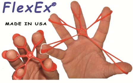 [Australia] - FlexEx Hand Exerciser - 20 Pack Red - Medium Resistance, Made In USA 