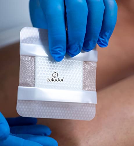 [Australia] - Silicone Lite Foam Dressing (Moderex Border Sensitive Plus) with Border for Light to Moderate exuding Wounds for Sensitive Skin (10x10cm x 10) 10x10cm x 10 