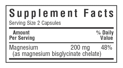 [Australia] - Bluebonnet Nutrition Albion Chelated Magnesium Vegetable Capsule, 200 mg, Stress Relief, Vegan, Non GMO, Gluten Free, Soy Free, Milk Free, Kosher, 60 Vegetable Capsule, 1 Month Supply 