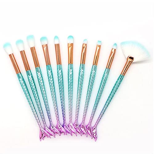 [Australia] - Makeup Brush Set 11Pcs Eye Makeup Brushes, Eyeshadow Concealer Eyeliner Brow Blending Brush Tool 