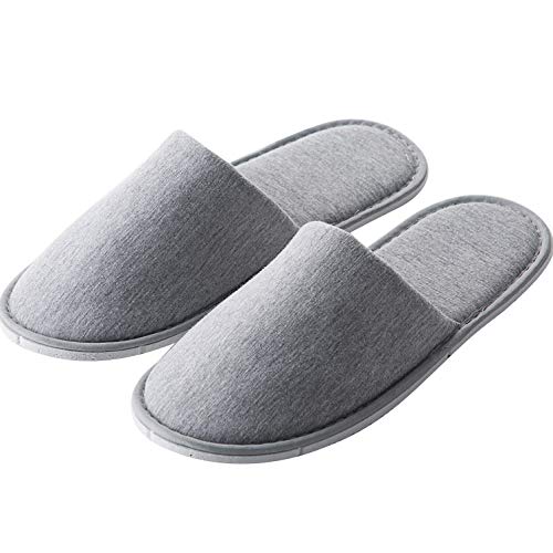 [Australia] - Rocutus 2 Pair Disposable Slippers,Disposable Slippers Bulk Guest Slippers,Travel Portable Polyester-cotton Slippers Home Interior Slippers Hotel Special Anti-skid Shoes Cotton Trailer 