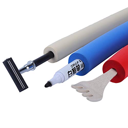 [Australia] - Foam Grip Tubing, 6pcs Padding Grips for Toothbrush Pens, Non-Slip Foam Utensil Handles Sleeve Cover, Arthritis Cutlery Gripping Tool for Disabled Elderly 