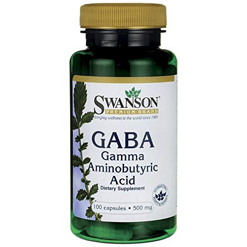 [Australia] - Swanson Amino Acid GABA 500 Milligrams 100 Capsules 1 