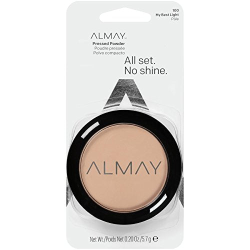 [Australia] - Almay Pressed Powder All Set No Shine, My Best Light [100] 0.20 oz (Packaging May Vary) 100 My Best Light 