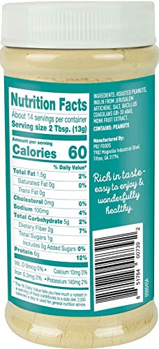 [Australia] - PB2 Peanut Butter Powder - No Sugar Added, Supplemented with Prebiotics + Probiotics, Gluten Free, Non-GMO [6.5 oz] 