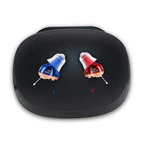[Australia] - IncenSonic Mini Sound Amplifier, Ear Sound Enhancer, Noise Reduction, Enhanced Speech, Feedback Cancellation, Suitable for Adults (Blue, Left) 