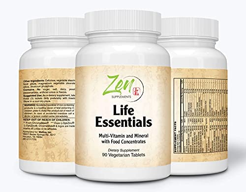 [Australia] - Whole Food Life Essentials Multivitamin - Best Full-Spectrum Vitamins, Minerals, Super Food Nutrients, PhytoAlgae, Greens Blend - Best Supplements for Arthritis Pain, Boost Energy & Well-Being -90 Tab 