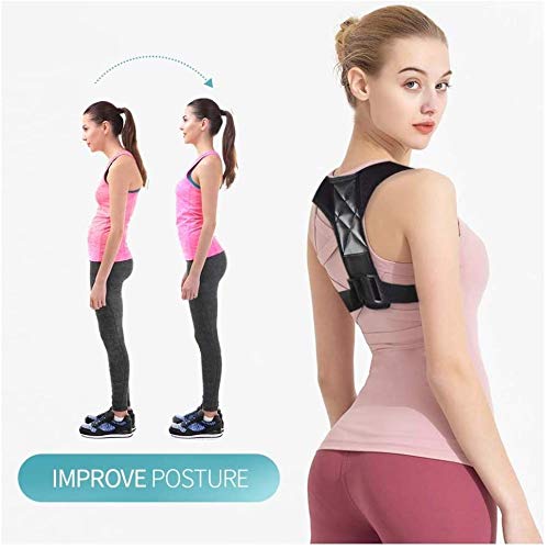 [Australia] - Spinegear posture corrector for women men Adjustable Back brace for Upper Back, Shoulder strap and back Support pain relief Size L (24-48inch) 