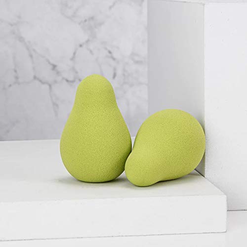 [Australia] - Senoj Forever: Avocado Shaped Makeup Sponge for Liquid,Cream, and Powder Foundation Blender Beauty for Flawless Blending - Latex Free 