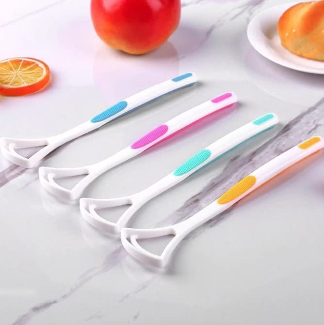 [Australia] - Pack of 2 Tongue Scraper, Soft & Gentle Head Tongue Cleaner for Adults Oral Cleaning Care. Oral Hygiene, Keeps Breath Fresh 