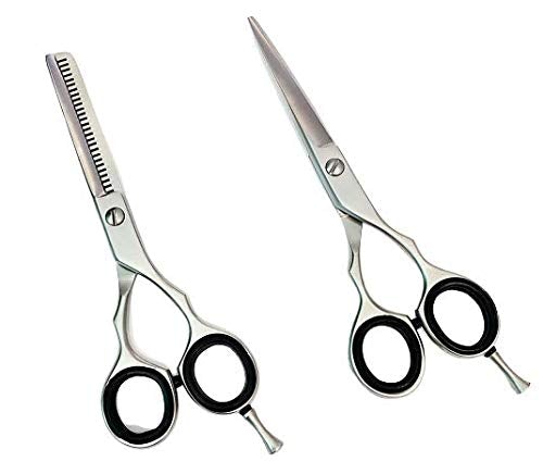 [Australia] - Professional Hairdressing Barber Salon Scissors,Thinning Scissors Set 5.5" Razors Edge,Super Sharp,Hair Cutting Scissors 