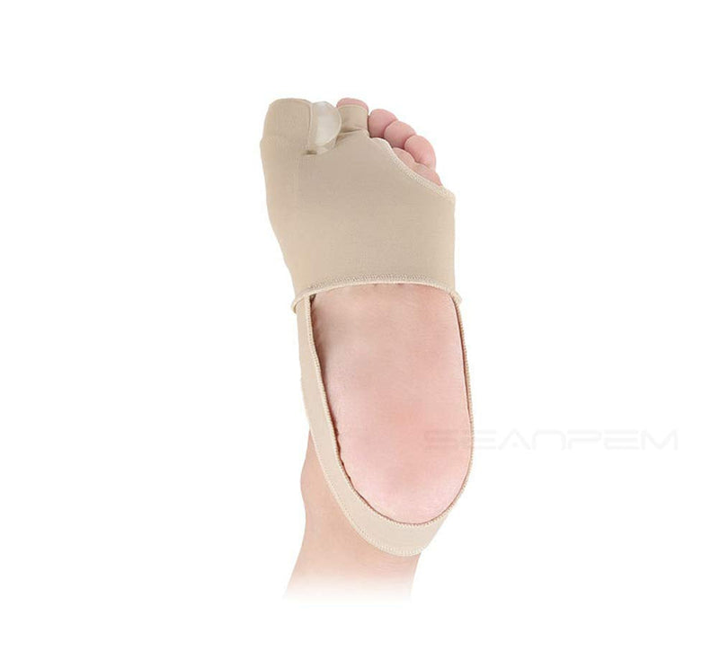 [Australia] - Bunion Straightener Protector Relief Sleeve w/Gel Bunion Stretchy Pads Cushioned Splint, Orthopedic Hallux Valgus Overlapping Corrector Bootie Guard Hammer Toe Pain Aid Surgery Treatment 2 Pc Large (Pack of 2) 