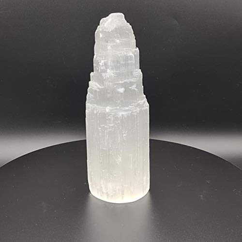 [Australia] - Selenite Crystal Tower Mountain (5cm,10cm,15cm, 20cm) Mountain Pillar, Crystals, Gemstone, Gifts, Meditation, Healing, Mineral, Healing, Decorative. (10 cm) 10 cm 