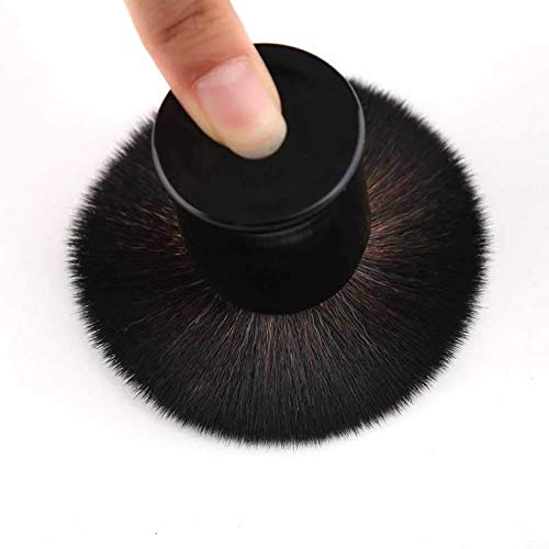 [Australia] - Kabuki Face Brush Foundation Brush for Powder Mineral Foundation Blending Blush Buffing Makeup Brush (Aluminum Handle) 
