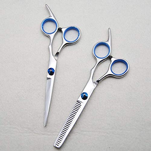 [Australia] - Pili-Paradise 12 Pcs Professional Hair Cutting Scissors Kit Hairdressing Scissors Kits with Cutting Scissors, Thinning Scissors, Hair Razor Comb, Clips, Cape, Hairdressing Shears 