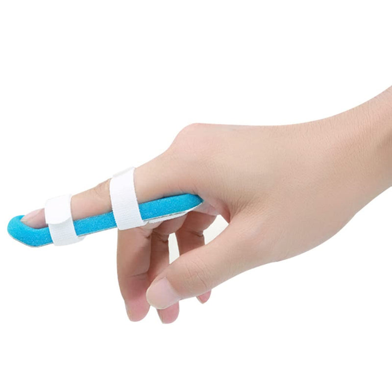 [Australia] - Finger Splints for Straightening,Aluminum Finger Splint with Foam,Finger Brace for Straightening or Support for Fingers, Suitable for Index, Middle, Ring Finger,Pain Relief 