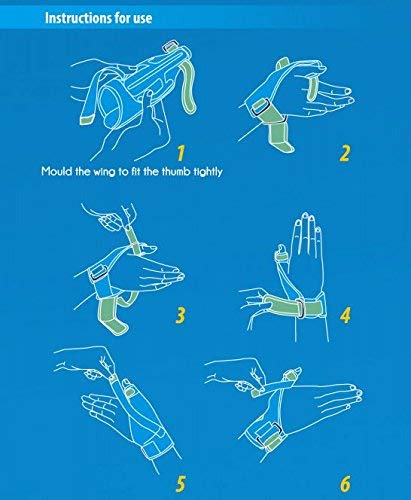 [Australia] - Thumb Spica Splint- Thumb Brace for Arthritis or Soft Tissue Injuries, Lightweight and Breathable, Stabilizing and not Restrictive, Fits Both Hands, a U.S. Solid Product (Large/XL) Large/X-Large (Pack of 1) 