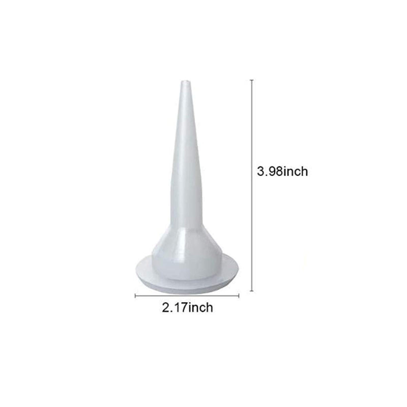 [Australia] - Caulking Nozzle Cones Nozzles for Sausage Caulking Gun, Reusable Caulk Nozzle Applicator, Durable Epoxy Piston Caulk Cap Replacement,10 Pieces 