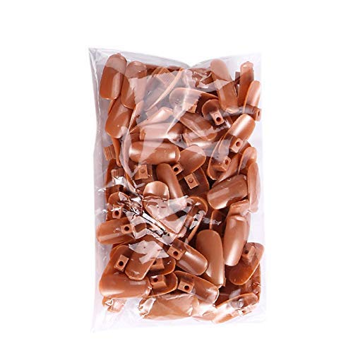 [Australia] - 200 Pcs False Nail Tips DIY Nail Training Manicure Tool Nail Art Tips PP Material Original Type Accessory for Practice Hand Removable Practice False Nail Tips for Training (B-200 PCS Nails) 200 Count (Pack of 1) 