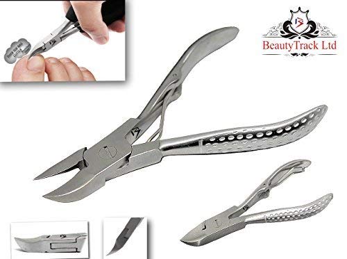 [Australia] - BeautyTrack Thick Toe Nail Cutter 4.5"(11 Cm) Clippers Pedicure Chiropody Podiatry For Thick Nails Solid Stainless Steel Quality Instruments 
