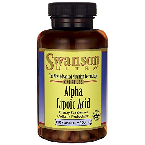 [Australia] - Swanson Alpha Lipoic Acid Antioxidant Protection Promotes Healthy Blood Sugar Supplement 300 mg 120 Capsules 1 