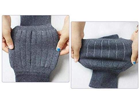 [Australia] - Unisex Cashmere Wool Knee Brace Pads Winter Warm Thermal Knee Warmers Sleeve for Women Men 