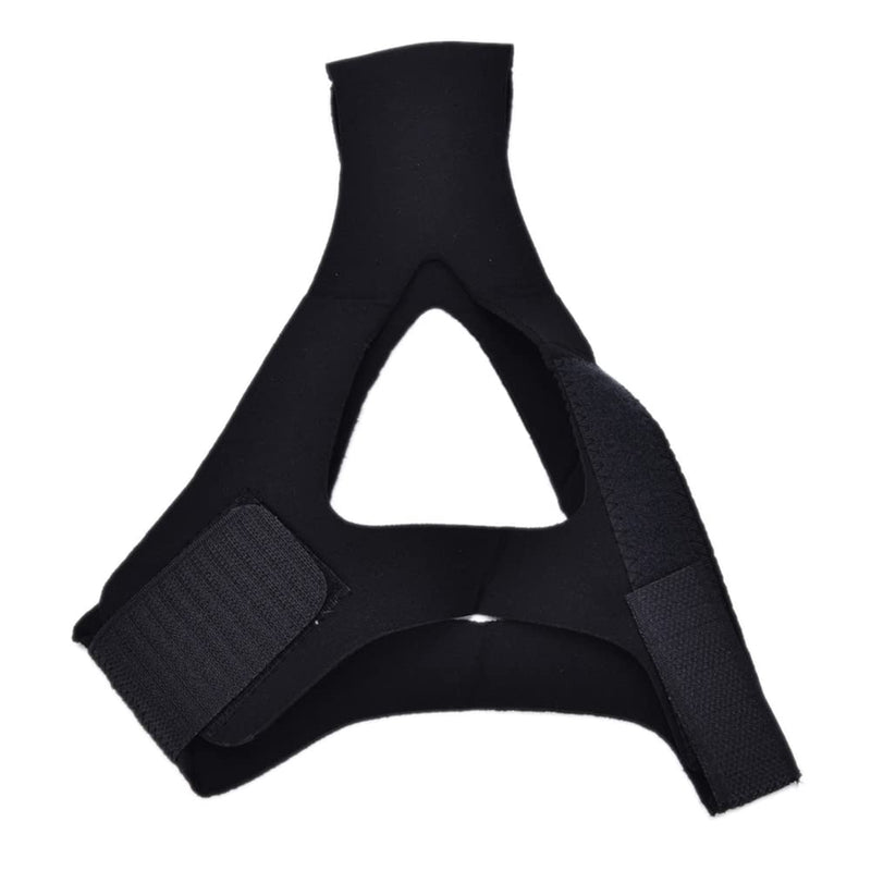 [Australia] - Anti Snoring Chin Strap Comfortable Natural Stop Snore Chin Strap Stop Snoring Solution Chin Strap Effective Snore Stopper Devices Adjustable Snore Reducing Mouth Breathers Sleep Aid for Men Women Black 