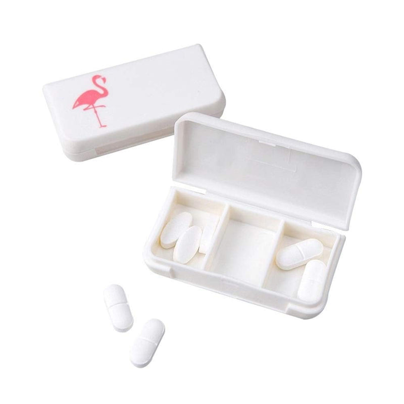 [Australia] - 4 Pcs Daily Pill Box Case Waterproof Medicine Organizer Vitamin Holder Mini Pill Medicine Container for Travel Use 
