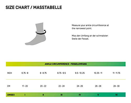 [Australia] - CEP Ortho Ankle Sleeve, Support, unisex (IV, Black/Grey) IV 