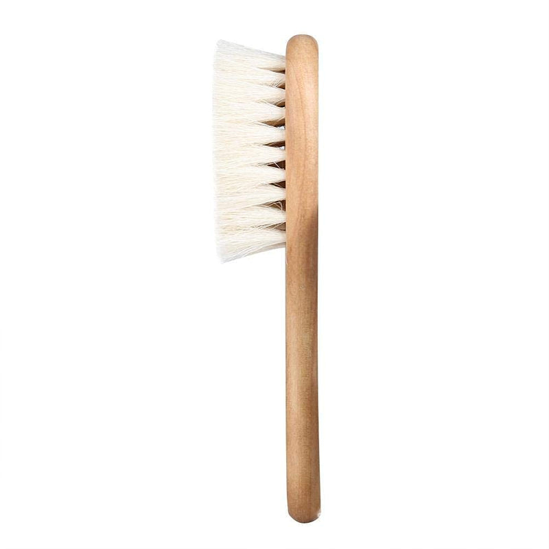 [Australia] - Baby Hair Brush Soft Natural Goat Hair Comb Natural Wooden Baby Hairbrush Comb Infant Head Massage Grooming Comb with Wooden Handle for Infant, Toddler, Kids 