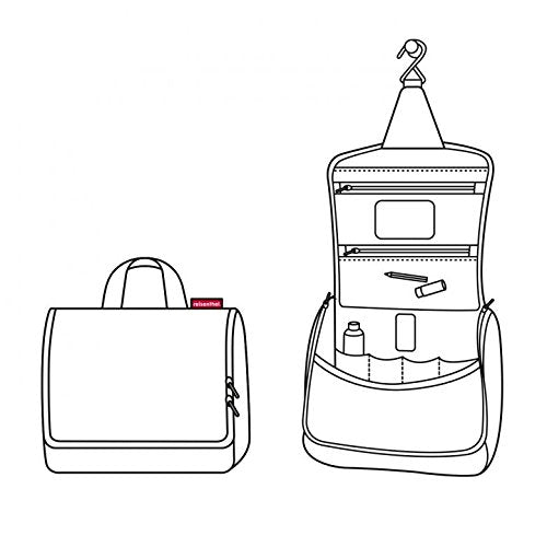 [Australia] - reisenthel Toiletbag, Compact Hanging Travel Toiletry Organizer, Dots 