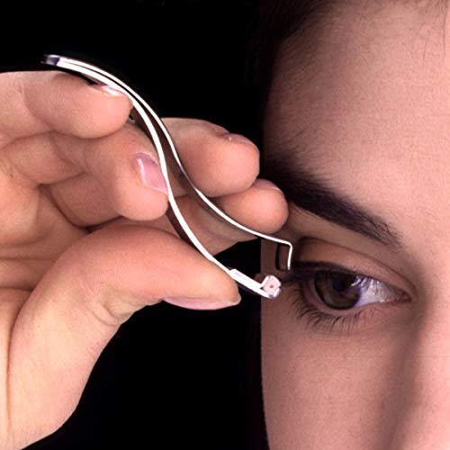 [Australia] - Preo Prima Shogyo Japanese Partial Eyelash Curler, Inner Corner/Outer Corner Precision Lash Curl Up tool, Made In Japan (Included 6 Replacement Rubber) C-2000 