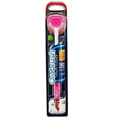 [Australia] - DenTek Orabrush Tongue Cleaner and Tongue Scraper, 1 Count (Pack of 1) 1 Count (Pack of 1) 