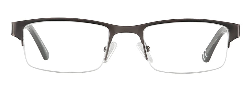 [Australia] - Eyecedar Metal Half-Frame Reading Glasses Men 5-Pack Spring Hinges Stainless Steel Material Includes Sun Readers 2.00 5 Pairs Mix 2.0 x 