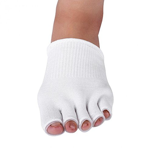 [Australia] - PEDIMEND Gel-Lined Moisturizing Compression Toe Separating Socks (1PAIR - 2PCS) | Toe Alignment Socks | Toes Spreaders, Spacer & Separator | For Men & Women | Foot Care 