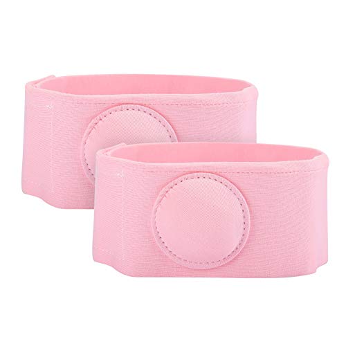 [Australia] - 2pcs Hernia Belt,ANGGREK Hernia Therapy Children Infant Baby Umbilical Hernia Belt Hernia Therapy Belt (Pink)(Pink) Pink 