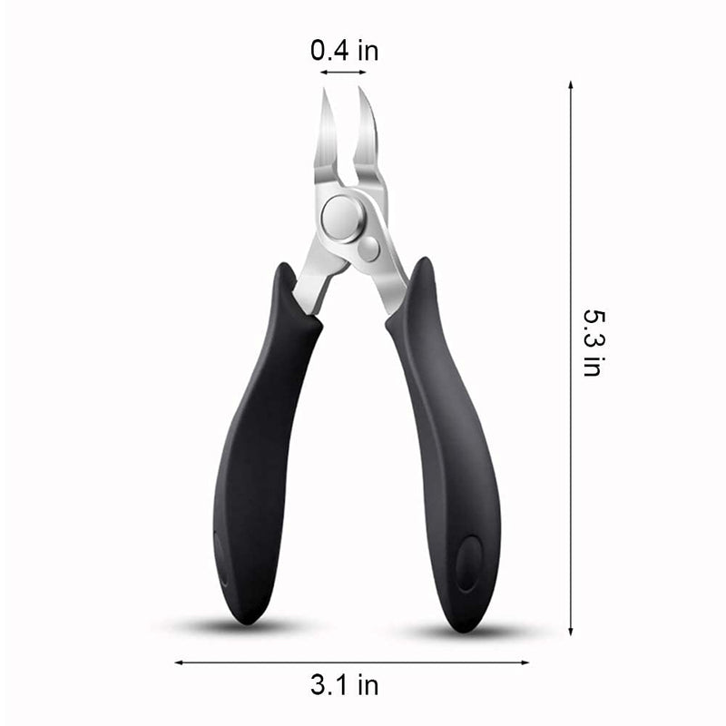 [Australia] - Ingrown Toenail Clippers (2021 Upgrade), Steel Nail Clippers for Professional Podiatrist, Unisex Podiatry Clipper, Unique Curved Blade Tool for Paronychia, Thick & Ingrown Nails-XIORRY 