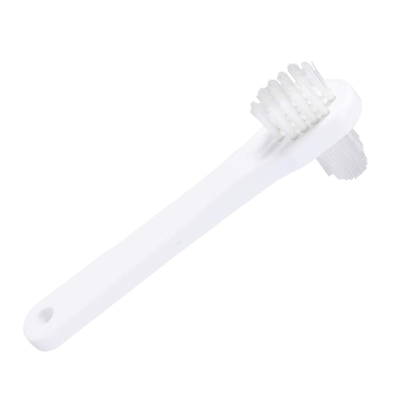 [Australia] - HEALLILY 2pcs Premium Hard Denture Brush Toothbrush, Cleaning Brush, Portable Denture Double Sided Brush, Denture Care 