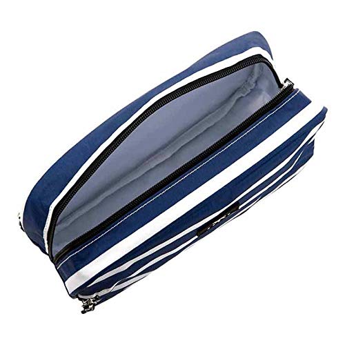 [Australia] - SCOUT 3-Way Bag Makeup Pouch and Toiletry Bag, Water Resistant, Lightweight, Travel Toiletry and Makeup Bag for Women with 3 Separate Zipper Compartments Nantucket Navy 