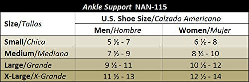 [Australia] - Maxar Canvas Ankle Brace (with Laces), Extra Large, White X-Large 