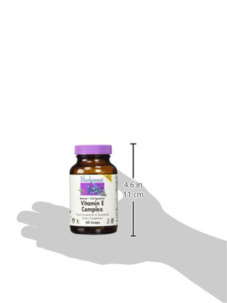 [Australia] - Bluebonnet Natural Full Spectrum Vitamin E Complex - 60 Licaps 