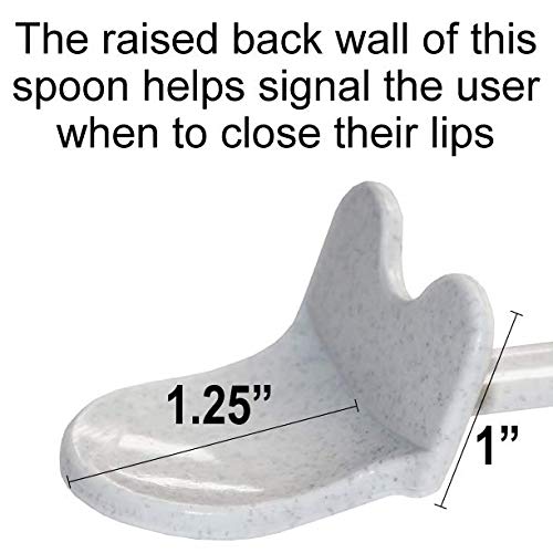 [Australia] - Rehabilitation Advantage Lip Closure Spoon with Raised Back Wall Large 
