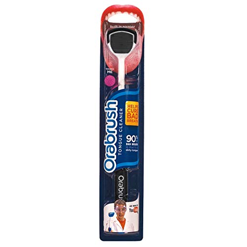[Australia] - DenTek Orabrush Tongue Cleaner and Tongue Scraper, 1 Count (Pack of 1) 1 Count (Pack of 1) 