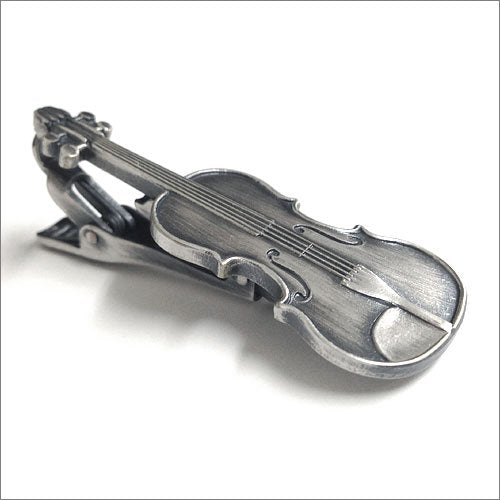 [Australia] - ISHOKUYA Violin Unique Tie Clasps & Tacks Tie Clip Bar Tie Pin Made in Japan 